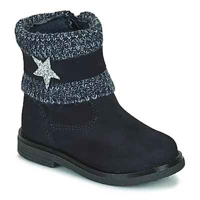 Citrouille et Compagnie PASTEK girls's Children's Mid Boots in Blue