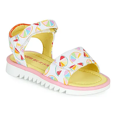 Agatha Ruiz de la Prada SMILES girls's Children's Sandals in White