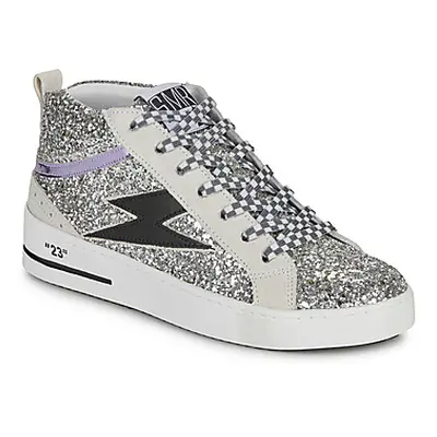 Semerdjian GIBRA women's Shoes (High-top Trainers) in Silver