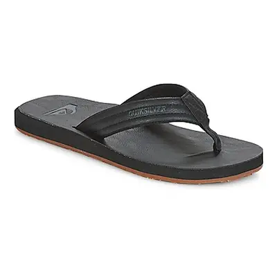 Quiksilver CARVER NUBUCK M SNDL SBKM men's Flip flops / Sandals (Shoes) in Black