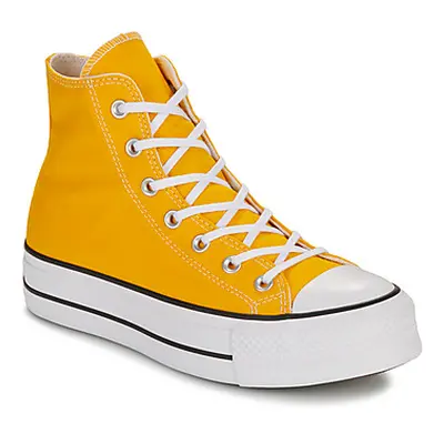 Converse CHUCK TAYLOR ALL STAR LIFT women's Shoes (High-top Trainers) in Yellow