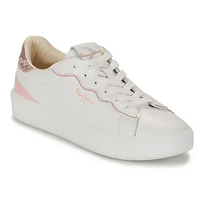 Pepe jeans DOBBIE SEAL women's Shoes (Trainers) in White