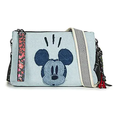 Desigual MICKEY DENIM DORTMUND women's Shoulder Bag in Blue