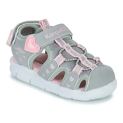 Kangaroos K-Mini girls's Children's Sandals in Grey