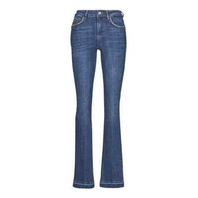 Liu Jo UA4039 women's Flare / wide jeans in Blue