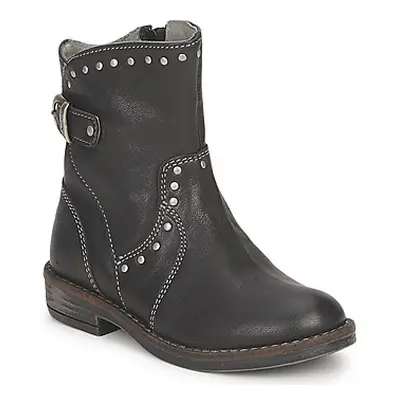 Noel FRANCA girls's Children's Mid Boots in Black