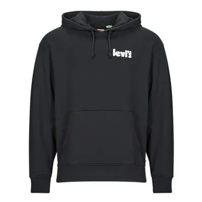 Levis RELAXED GRAPHIC PO men's Sweatshirt in Black