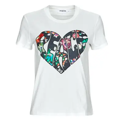 Desigual TS_COR women's T shirt in White