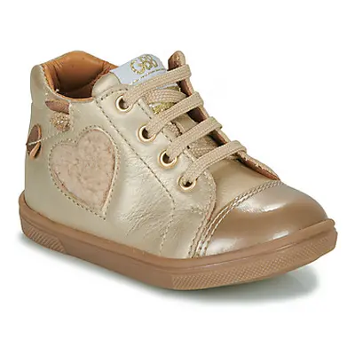 GBB EULALIE girls's Children's Shoes (High-top Trainers) in Gold