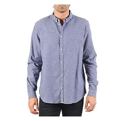 Cheap Monday DAMON BD SHIRT men's Long sleeved Shirt in Blue