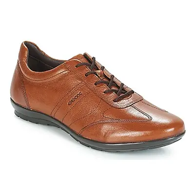 Geox UOMO SYMBOL men's Casual Shoes in Brown