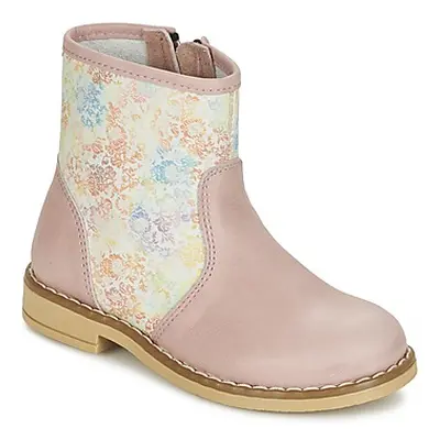 Citrouille et Compagnie OUGAMO LIBERTY girls's Children's Mid Boots in Pink