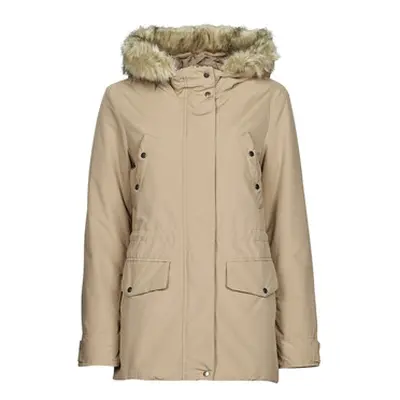 Vero Moda VMDEMI women's Parka in Beige