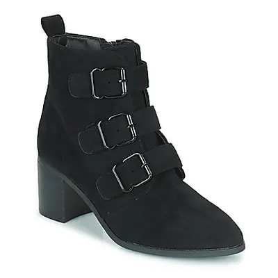 Moony Mood PAOLA women's Low Ankle Boots in Black