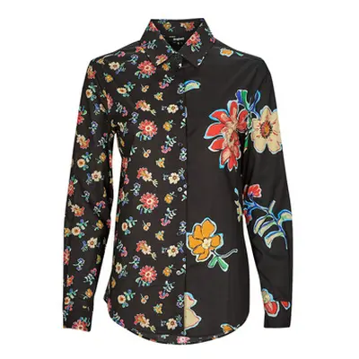 Desigual CAM_SINGAPUR women's Shirt in Black