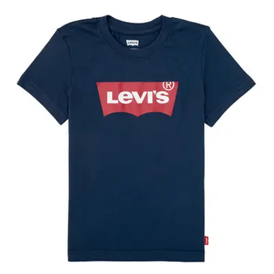 Levis BATWING TEE boys's Children's T shirt in Marine