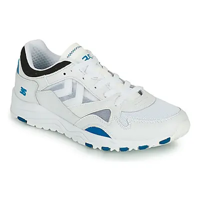 Hummel EDMONTON 3S LEATHER men's Shoes (Trainers) in Blue