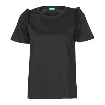 Benetton MARIELLA women's T shirt in Black