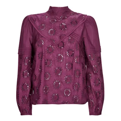 Ikks BW13015 women's Blouse in Purple