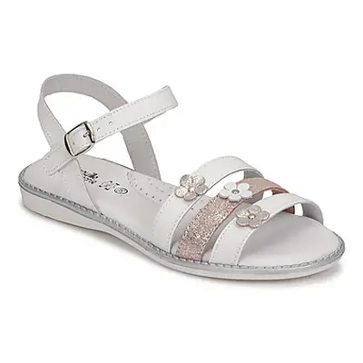 Citrouille et Compagnie KATAGUE girls's Children's Sandals in White