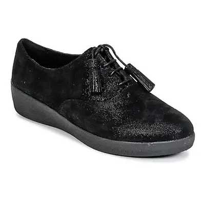 FitFlop CLASSIC TASSEL SUPEROXFORD women's Casual Shoes in Black