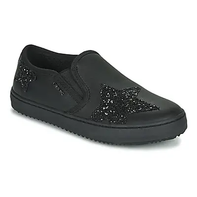 Geox J KALISPERA FILLE girls's Children's Slip-ons (Shoes) in Black