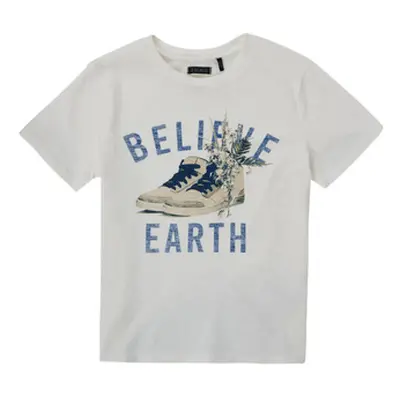 Ikks JEBOHAII boys's Children's T shirt in White