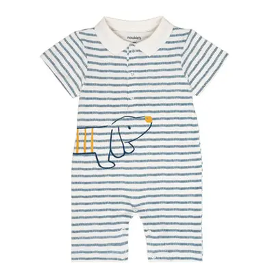 Noukie's IMRAN boys's Children's Jumpsuit in White