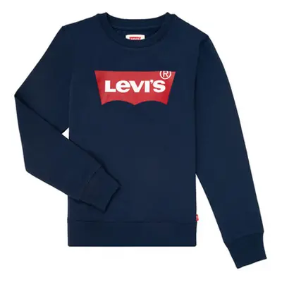 Levis BATWING CREWNECK boys's Children's sweatshirt in Blue