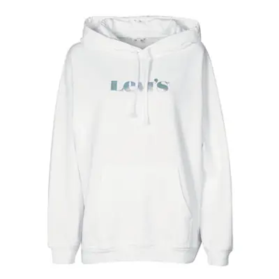 Levis GRAPHIC RIDER HOODIE women's Sweatshirt in White