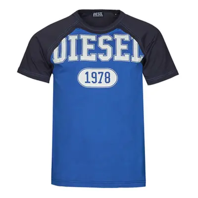 Diesel T-RAGLEN men's T shirt in Blue