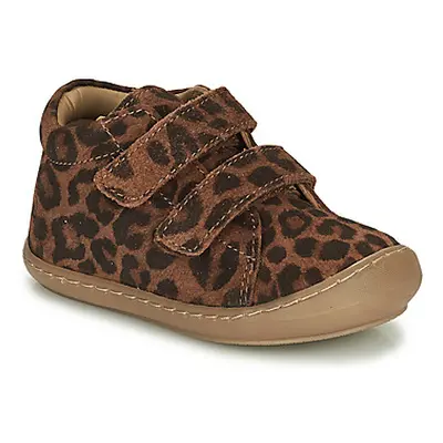 Citrouille et Compagnie JUKI girls's Children's Shoes (High-top Trainers) in Brown