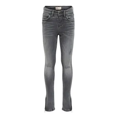 Only KONKENDEL girls's Children's Skinny Jeans in Grey