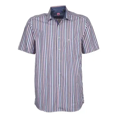 Pierre Cardin 514636216-184 men's Short sleeved Shirt in Blue