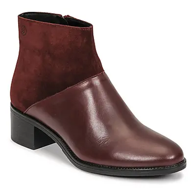 Betty London PANDINA women's Low Ankle Boots in Bordeaux