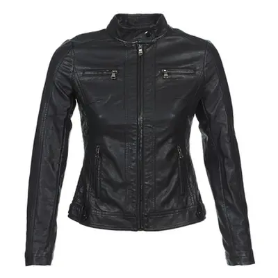 Moony Mood PUIR women's Leather jacket in Black