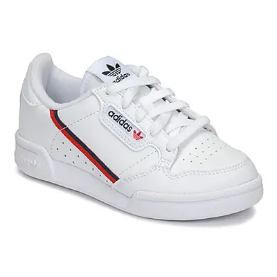 Adidas CONTINENTAL 80 C boys's Children's Shoes (Trainers) in White