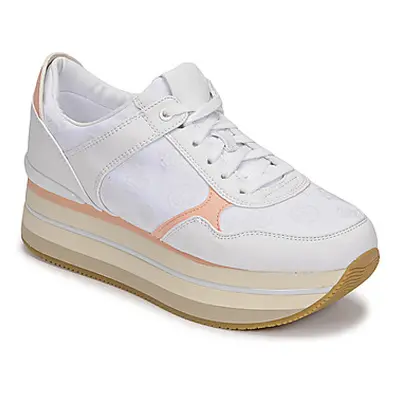 Guess HINDLE women's Shoes (Trainers) in White