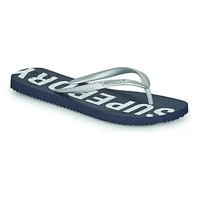 Superdry Code Essential Flip Flop women's Flip flops / Sandals (Shoes) in Blue