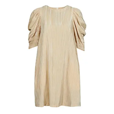 Moony Mood BLEO women's Dress in Beige