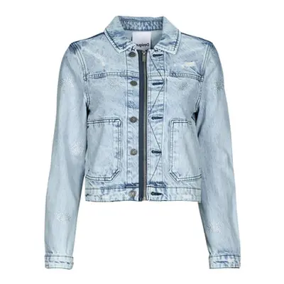 Desigual CHAQ_FERIHA women's Denim jacket in Blue