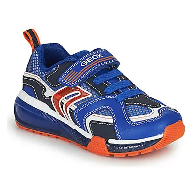 Geox J BAYONYC BOY A boys's Children's Shoes (Trainers) in Blue