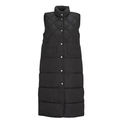 Only ONLSTACY QUILTED LONG WAISTCOAT OTW women's Jacket in Black