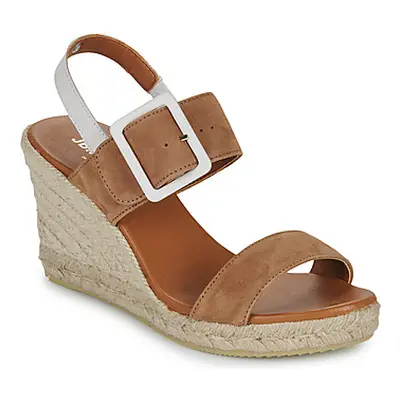 JB Martin 1IRINA women's Espadrilles / Casual Shoes in Brown