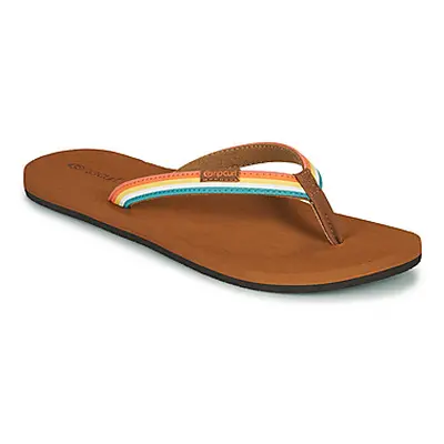 Rip Curl Freedom women's Flip flops / Sandals (Shoes) in Multicolour