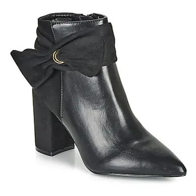 Moony Mood FALABEL women's Low Ankle Boots in Black