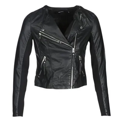 Vero Moda VMRIA FAV women's Leather jacket in Black