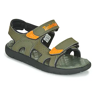 Timberland PERKINS ROW 2-STRAP boys's Children's Sandals in Kaki