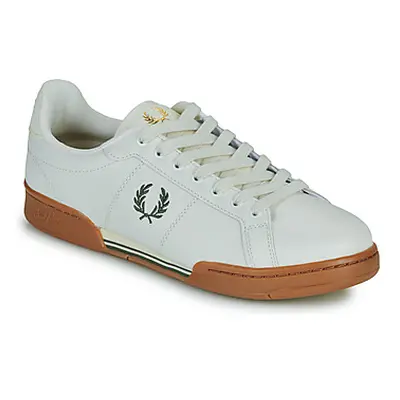 Fred Perry B722 LEATHER men's Shoes (Trainers) in White