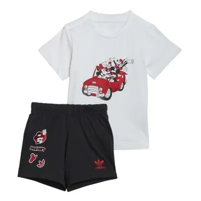 Adidas SHORT TEE SET girls's Sets & Outfits in Multicolour